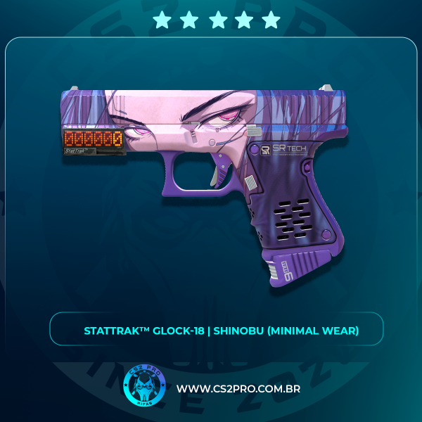 #1306 StatTrak™ Glock-18 | Shinobu